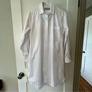 Everlane white Oxford shirt dress
